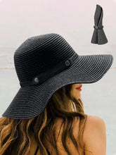 Load image into Gallery viewer, Women Classic Sun Straw Hat